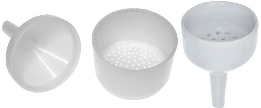 Buchner Funnels - Polypropylene and porcelain