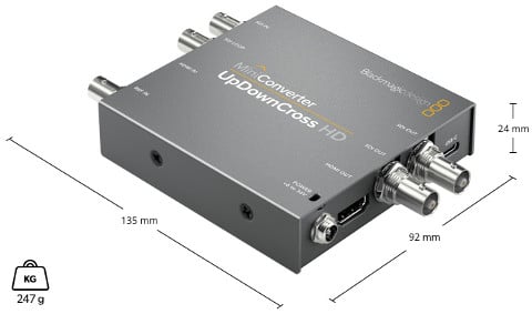 Mini Converter UpDownCross HD Dimension