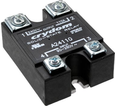 SSR, 100A, 280VAC, 90-280VAC, Zero Crossing | Wiltronics