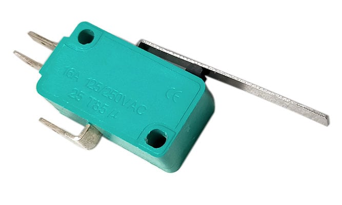 Micro-interrupteur à levier avec molette 15a 125//250vac