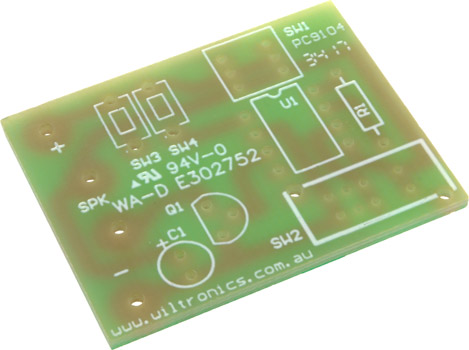 PCB to Suit 3 Siren/Sound Generator IC UM3561A