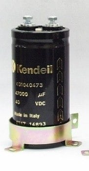 47,000µF 40VDC Capacitor with Clamp