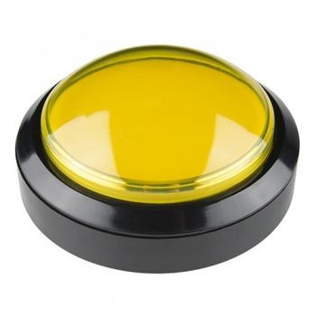 Big Dome Push Button Switch - Yellow | Wiltronics